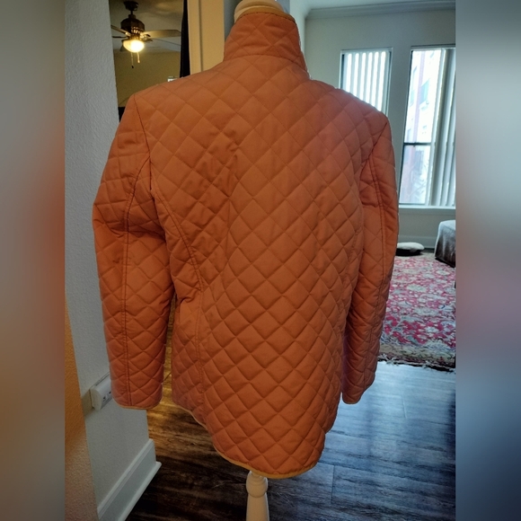 Utex Design Quilted Jacket Pink - Picture 5 of 6